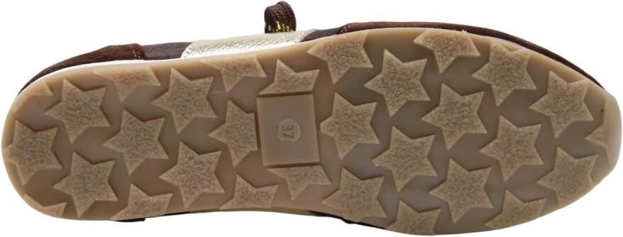 Babouche Java-212 suède sneakers bruin goud - Foto 8