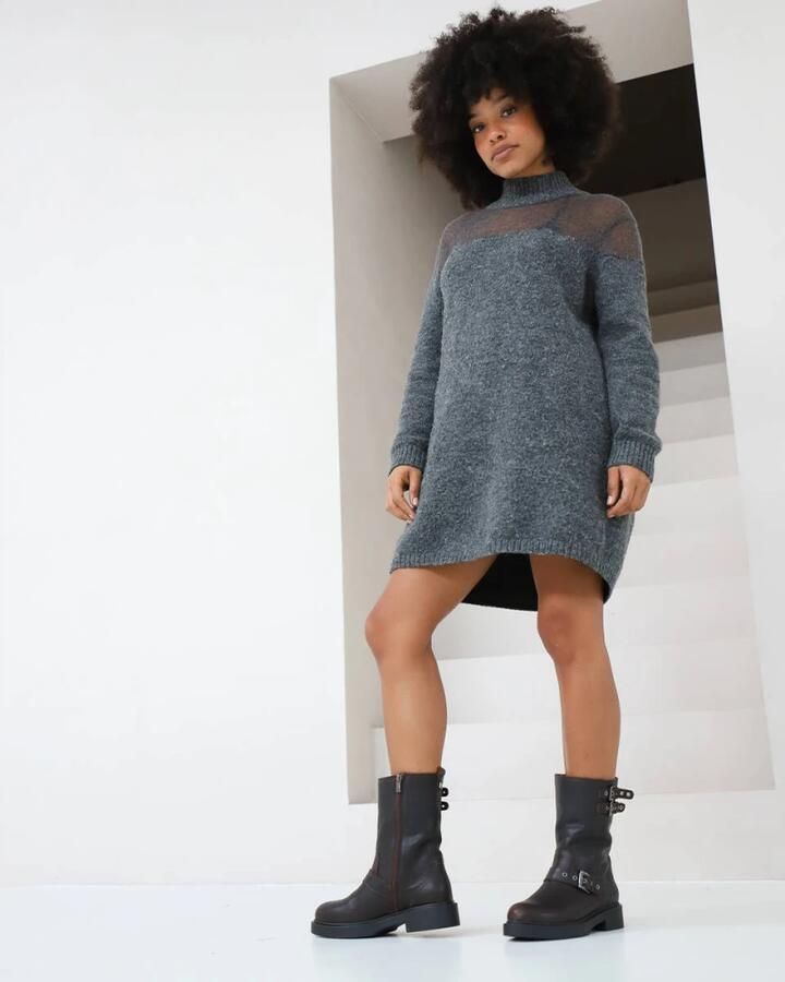 Babouche Stijlvolle Veterlaarzen Perla-52