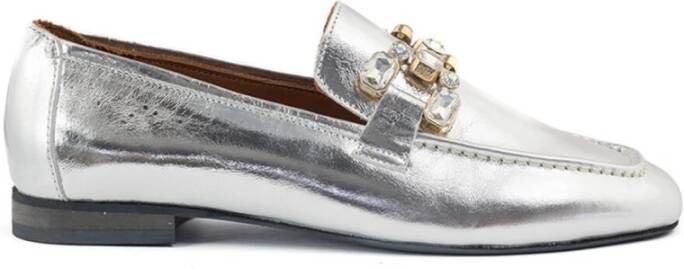 Babouche Stijlvolle Loafers Gray Dames