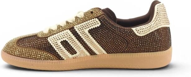 BACK70 Lage Sneakers Dames Cloud Textiel Bruin - Foto 6