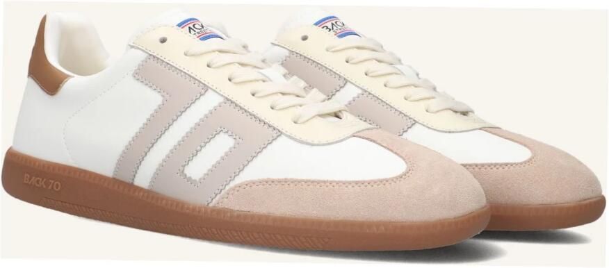 BACK70 Lage Sneakers Heren Cloud Maat: 46 Materiaal: Suède Kleur: Wit - Foto 3