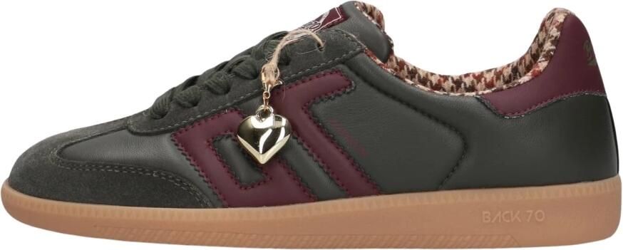 BACK70 Lage Sneakers Dames Cloud Suède Groen - Foto 6