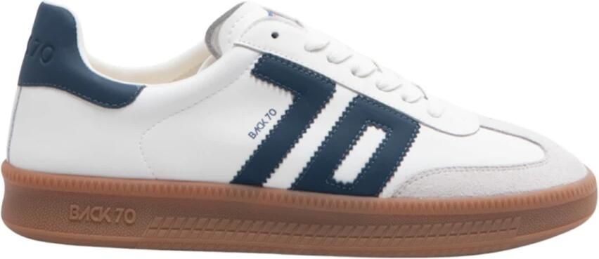 BACK70 Lage Sneakers Heren Double Maat: 40 Materiaal: Leer Kleur: Wit - Foto 2
