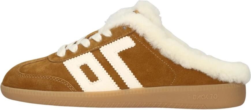 BACK70 Lage Sneakers Dames Easter Suède Camel - Foto 6