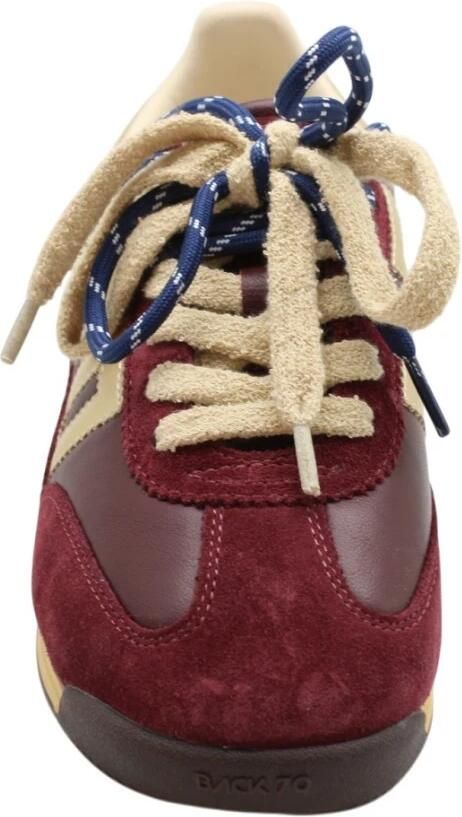 Back70 108009 Sneaker Bordeaux Suède Wisselbare veters - Foto 9