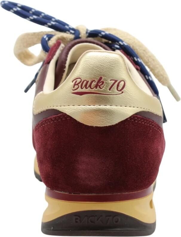 Back70 108009 Sneaker Bordeaux Suède Wisselbare veters - Foto 7