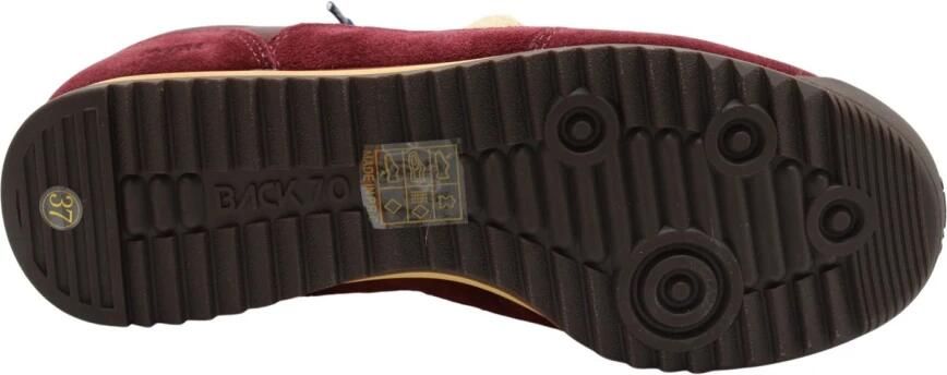 Back70 108009 Sneaker Bordeaux Suède Wisselbare veters - Foto 10