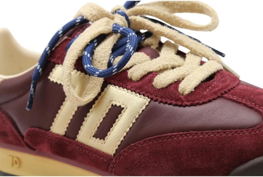 Back70 108009 Sneaker Bordeaux Suède Wisselbare veters - Foto 5
