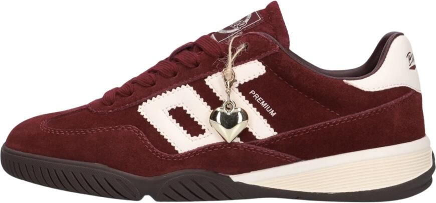 BACK70 Lage Sneakers Dames Fireball Suède Rood - Foto 5