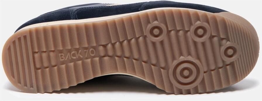 BACK70 Lage Sneakers Dames Jogger Maat: 39 Materiaal: Suède Kleur: Donkerblauw - Foto 2