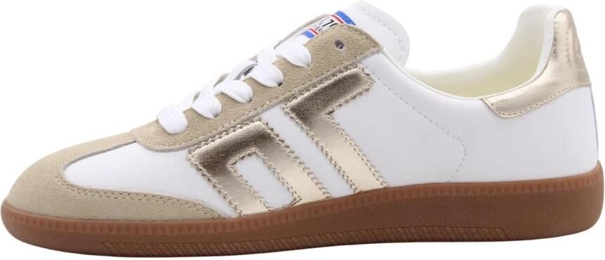 BACK70 Lage Sneakers Dames Cloud Leer Goud - Foto 6
