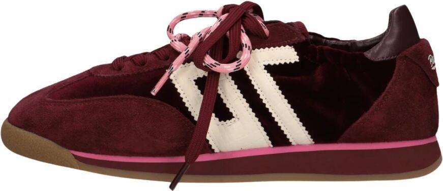 BACK70 Lage Sneakers Dames Rocket Suède Bordeaux - Foto 6
