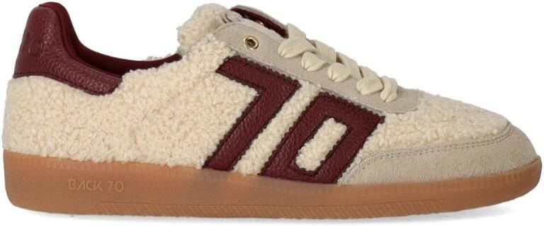 BACK70 Lage Sneakers Dames Cloud Maat: 38 Materiaal: Teddy Kleur: Bordeaux - Foto 2