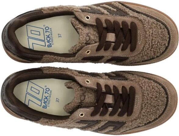 BACK70 Lage Sneakers Dames Cloud Maat: 41 Materiaal: Teddy Kleur: Taupe