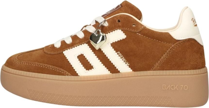 BACK70 Lage Sneakers Dames Xxl Suède Bruin - Foto 6