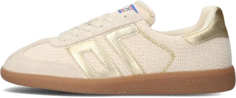 BACK70 Lage Sneakers Dames Ghost Iuta Maat: 37 Materiaal: Leer Kleur: Beige - Foto 2