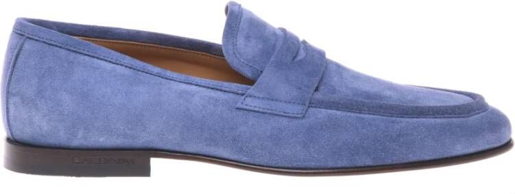 Baldinini Air force blue suede loafer