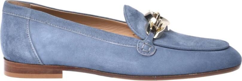 Baldinini Air force blue suede loafers