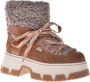 Baldinini Ankle boots in leather suede and eco-sheepskin Multicolor Dames - Thumbnail 1