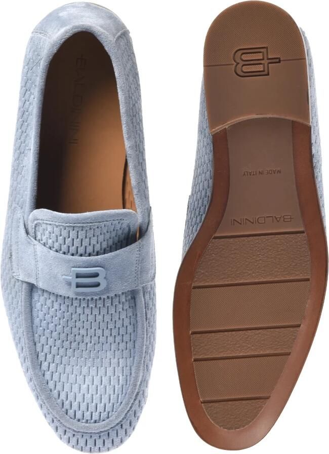 Baldinini Azure Perforated Suede Loafer - Foto 2