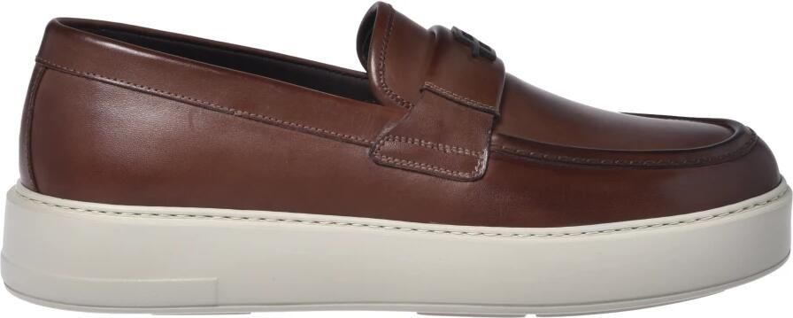 Baldinini Bruine leren loafers - Foto 2