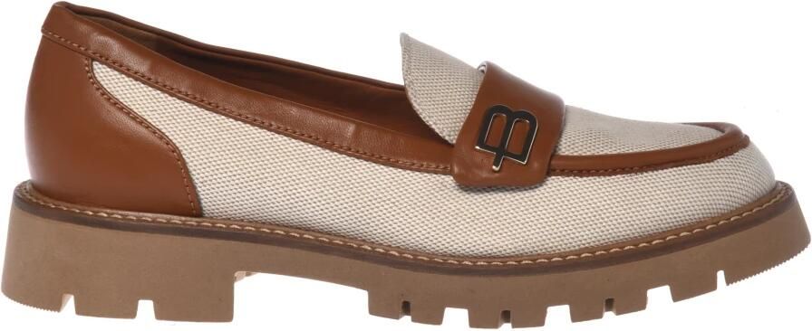 BALDININI Instappers bruin offwhite