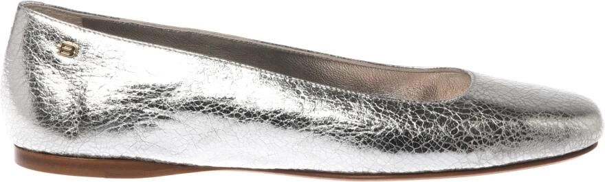 Baldinini Cracked Laminated Nappa Ballerina