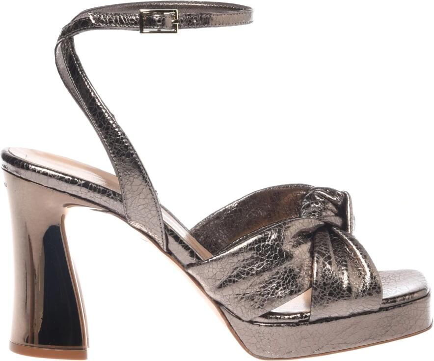Baldinini Cracked Laminated Nappa Sandal