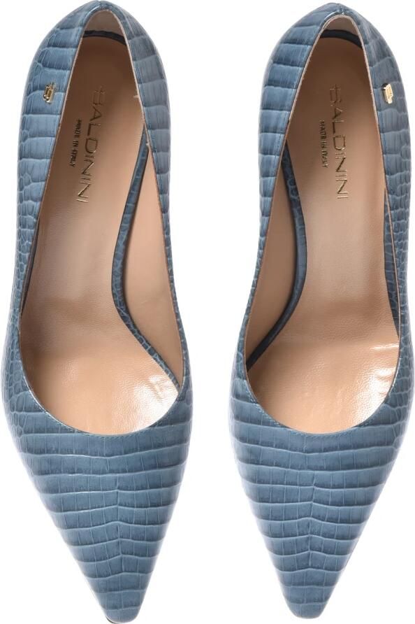 Baldinini Crocodile Print Court Pump