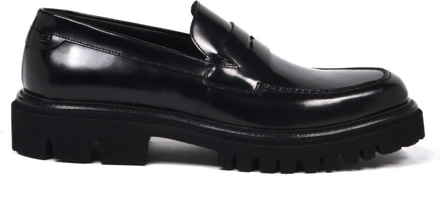 Baldinini Gekreukelde Lederen Loafer
