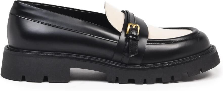 Baldinini Gekreukt Lederen Loafer