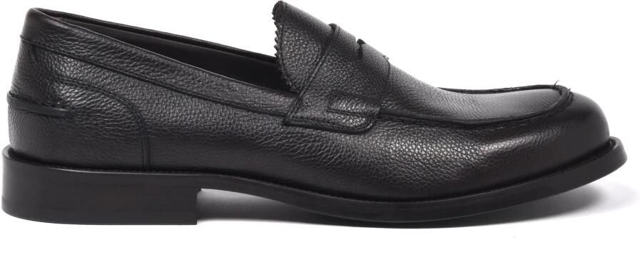 Baldinini Gekreukt Leren Loafer