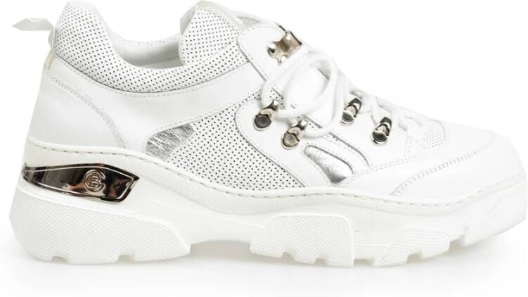 Baldinini Hoogwaardige leren sneakers Wit Dames