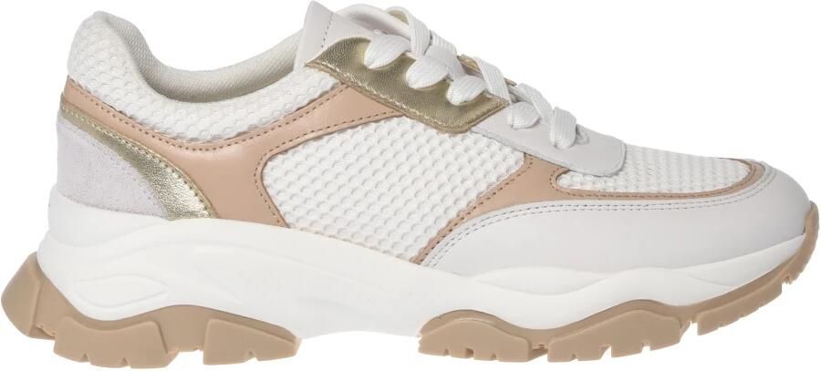 Baldinini Leren sneaker met mesh