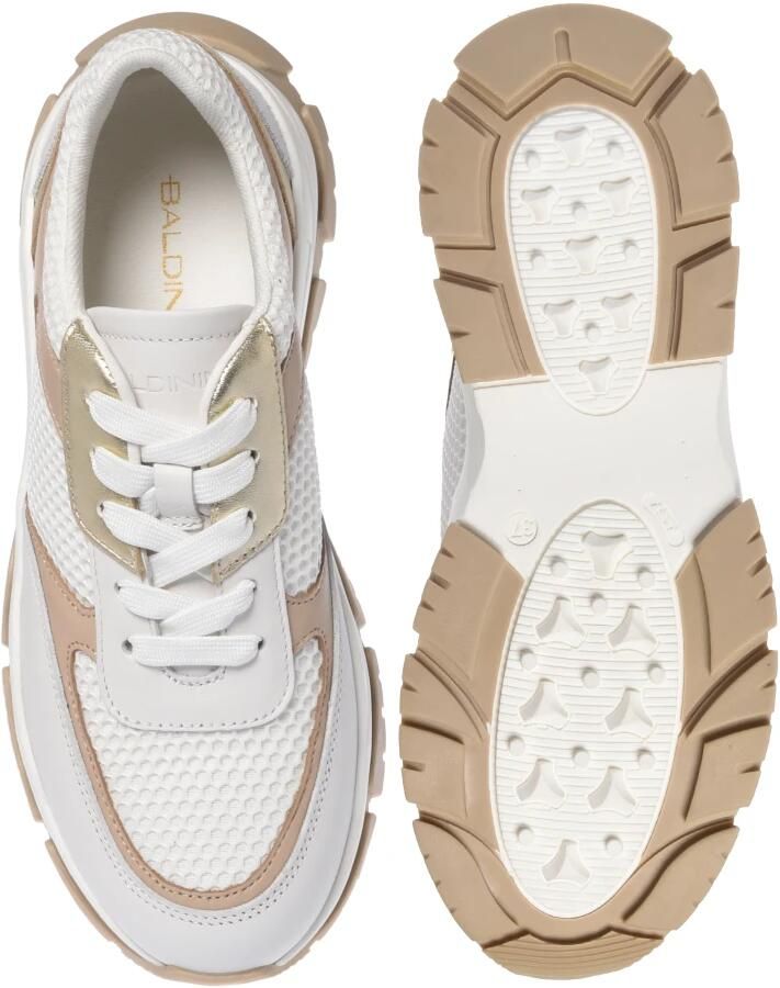 Baldinini Leren sneaker met mesh - Foto 2