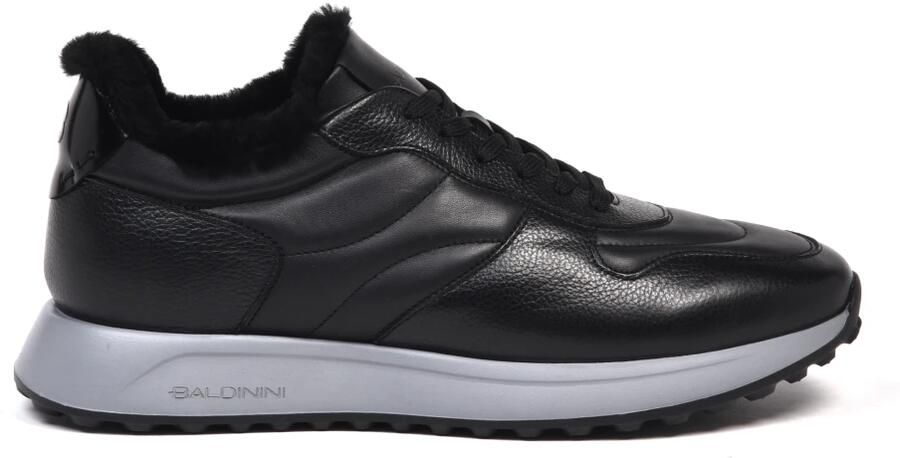 Baldinini Leren sneaker van getrommeld en nappaleer
