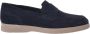 Baldinini Loafer in blue suede leather - Thumbnail 1