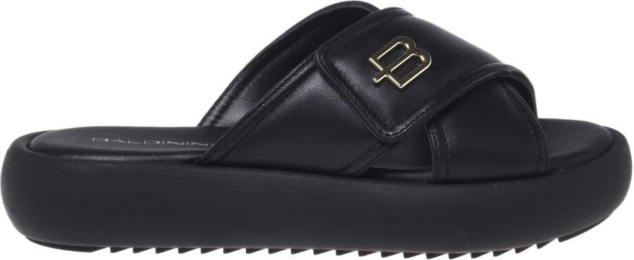 Baldinini Nappa Leather Mule