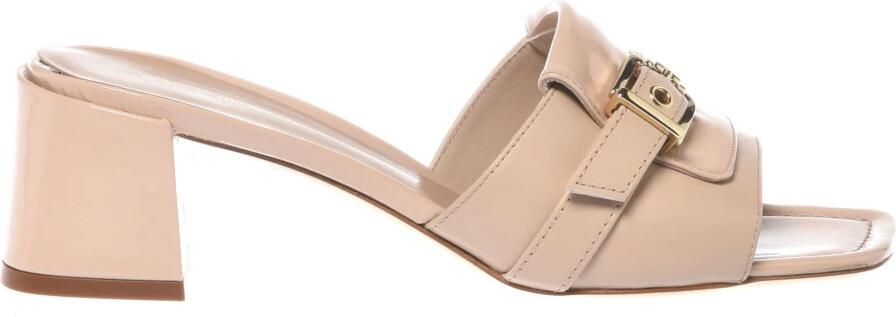 Baldinini Nude leren en lakleren muiltje