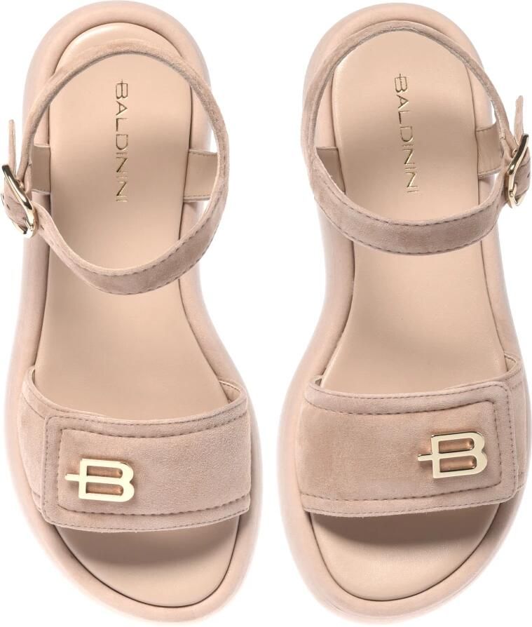 Baldinini Nude Suede Sandal - Foto 2