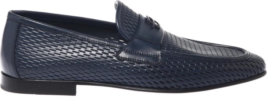 Baldinini Perforated Leather Loafer
