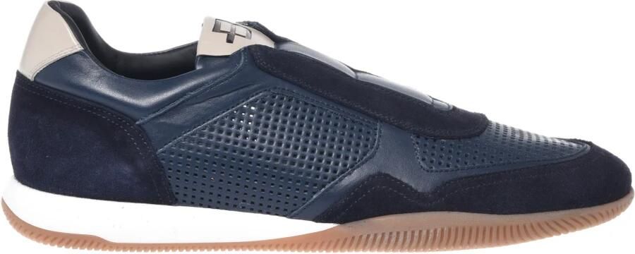 Baldinini Perforated Suède en Leren Slip-On