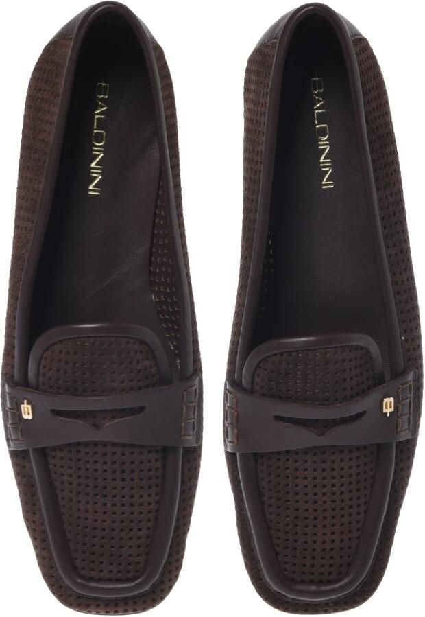 Baldinini Perforated Suede Loafer - Foto 2