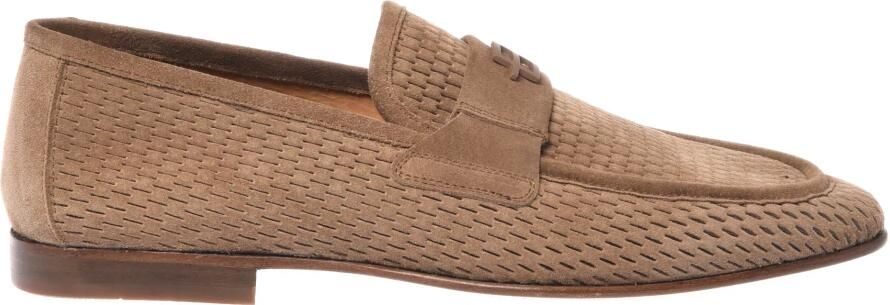 Baldinini Perforated Suede Loafer