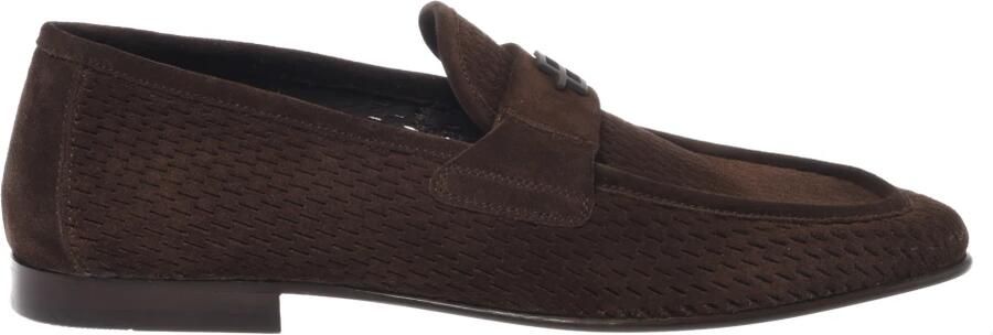 Baldinini Perforated Suede Loafer