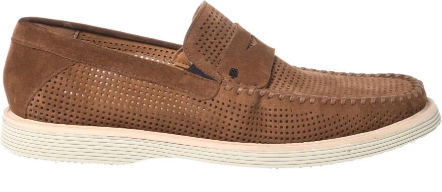 Baldinini Perforated Suede Loafer