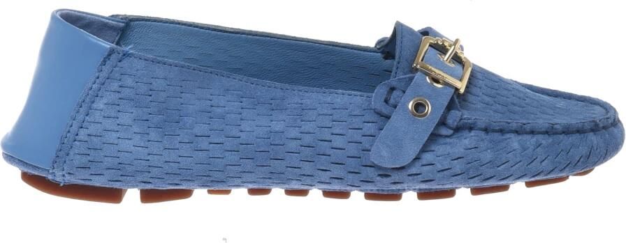 BALDININI Mocassins blauw gemêleerd