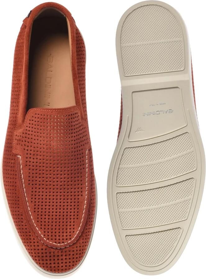 Baldinini Perforated Suede Moccasin - Foto 2