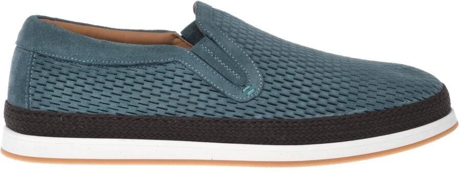 Baldinini Perforated Suede Slip-On Loafer