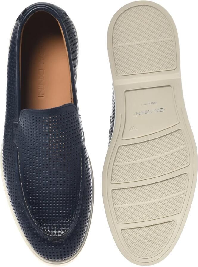 Baldinini Perforated Tumbled Leather Loafer - Foto 2